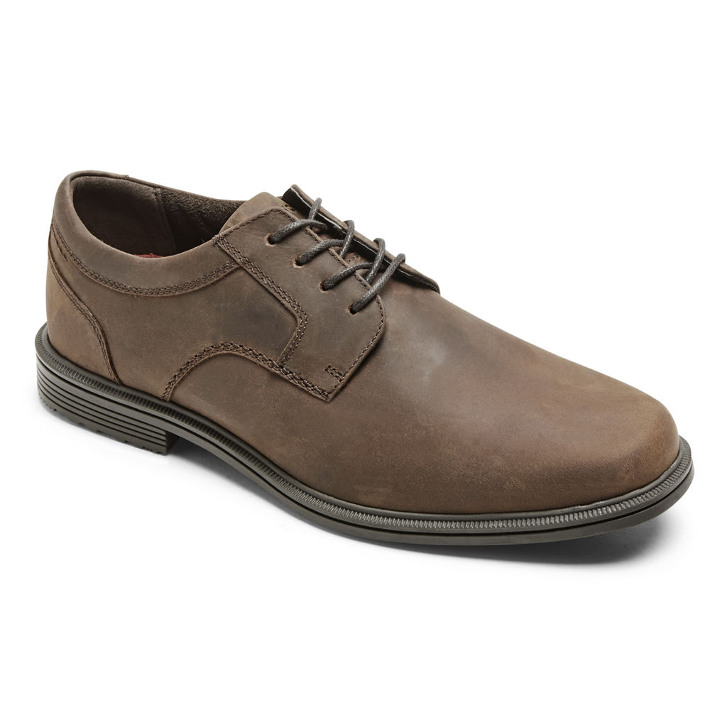 Rockport Oxfords Herre Brune - Robinsyn Waterproof Plain Toe - RAIW05824